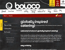 Tablet Screenshot of bolococatering.com